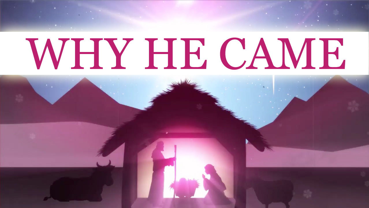 Why He Came