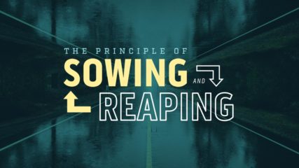 The Principle of Sowing and Reaping