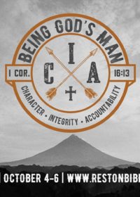 Being God’s Man: Men’s Retreat 2019, Session 4