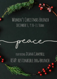 Peace (2020 Christmas Brunch)
