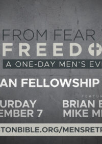 From Fear to Freedom, Session 3: Finding Redemption