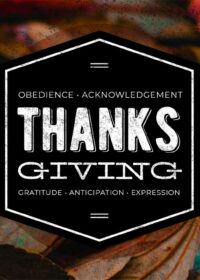 Thanks Giving