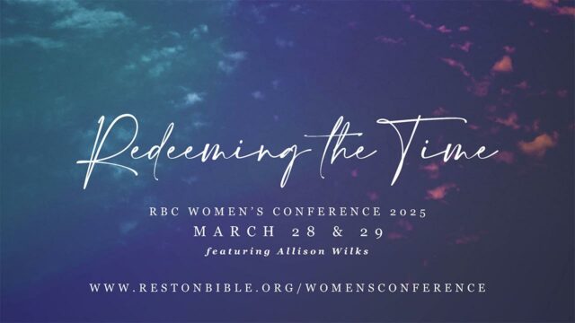 Redeeming the Time, Session 3: Important Work to Do